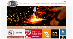 Desktop Screenshot of forgeandfarrier.co.uk